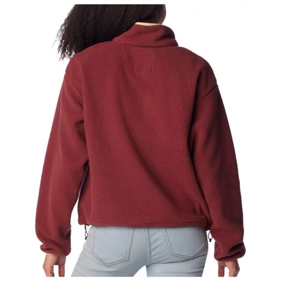 Columbia Helvetic Cropped Half Snap Fleece Pullover - Picture 10 of 12